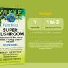 Whole Earth & Sea from Natural Factors, Super Mushroom, Whole Food Supplement, Vegan, 60 vegetarian capsules (60 servings) view 3