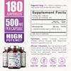 biophix B-3 Nicotinamide 500 mg 180 Caps 2 Pack - Nicotinic Amide Niacin Natural Flush-Free Vitamin Formula - Supports Skin Cell Health view 4