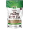 NOW Foods, Organic Sprouted Brown Rice, Raw, Gluten-Free and Whole Grain, 16-Ounce (Packaging May Vary) view 1