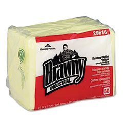 (3 Pack Value Bundle) GPC29616 Dusting Cloths, 1/4, 17 x 24, Yellow