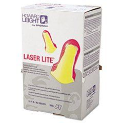 (3 Pack Value Bundle) HOWLL1D LL-1-D Laser Lite Single-Use Earplugs, Cordless, 32NRR, Magenta/Yellow, LS500