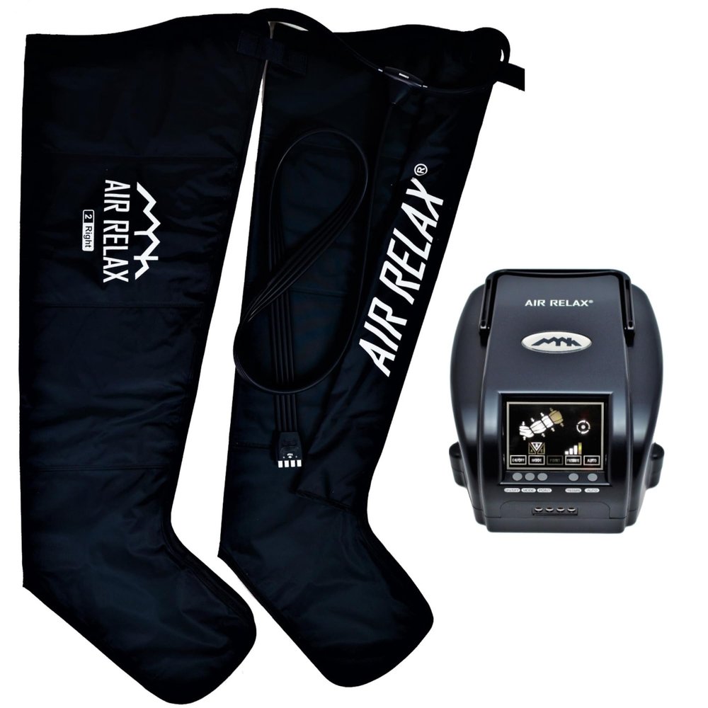 Air Relax AR-2 Professional Compression Boots, FDA Cleared Leg Recovery System, Medical Grade Recovery Boots and Pump, 3 Therapy Modes 4 Chambers, for Circulation in Legs and Muscle Relief