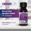 De La Cruz Gentian Violet - Violeta de Genciana 1% First Aid Antiseptic for cuts, scrapes and Burns, 1 FL OZ (4 Bottles) view 2