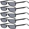 Eyekepper Ultrathin Flex Frame 5-pack 80's Reading Glasses Sunshine Readers +2.25 view 1