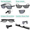 Eyekepper Ultrathin Flex Frame 5-pack 80's Reading Glasses Sunshine Readers +0.75 view 3