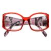 Eyekepper 5-Pack Spring Hinges Tiger Patterned Temples Reading Glasses Includes Sunshine Readers Women +1.25 view 3