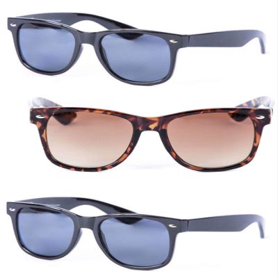 3 Pair of Unisex Reading Sunglasses - Full Frame Sun Readers (non bifocal) (Black/Tortoise, 1.25)