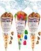 Cashews (2) Honey Salted Roasted Delicately (1) Assorted 12 Flavor Gummi Gummy Bears (NET WT 20 OZ) Gourmet Kruise Signature Gift Bags view 1