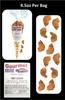 Cashews (2) Honey Salted Roasted Delicately (1) Juicy Jumbo Peach Rings (NET WT 19 OZ) Gourmet Kruise Signature Gift Bags view 2
