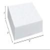 Apparel Boxes in White 19 x 12 x 3 Inches - Case of 50 view 2