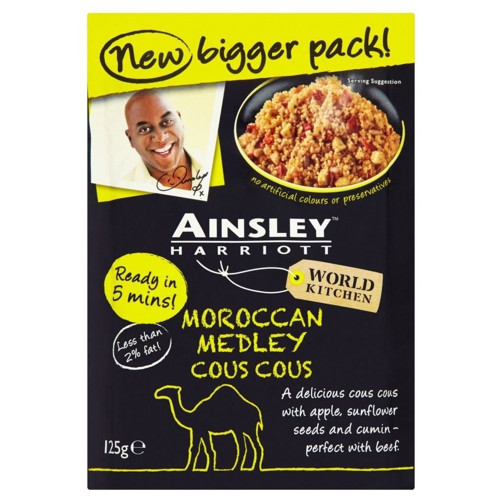 Ainsley Harriott Moroccan Medley Cous Cous (125g) - Pack of 6