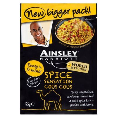 Ainsley Harriott Spice Sensation Cous Cous (125g) - Pack of 6