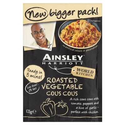 Ainsley Harriott Roasted Vegetable Cous Cous (125g) - Pack of 6