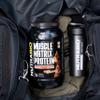 NutraBio Muscle Matrix Protein Powder - 25g of Protein Per Scoop - Whey Isolate and Micellar Casein Combo for Fast and Slow Release - Dutch Chocolate - 2 Pounds, 28 Servings view 3