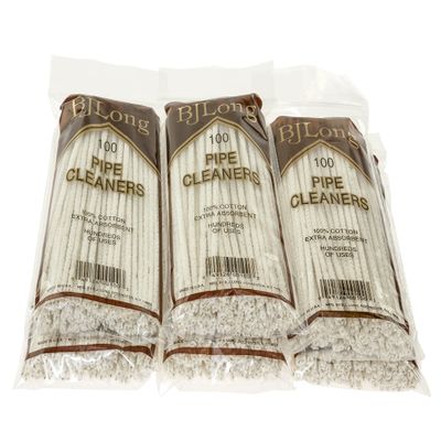 BJ Long Pipe Cleaners 100 Count - 6 Pack TP-1423
