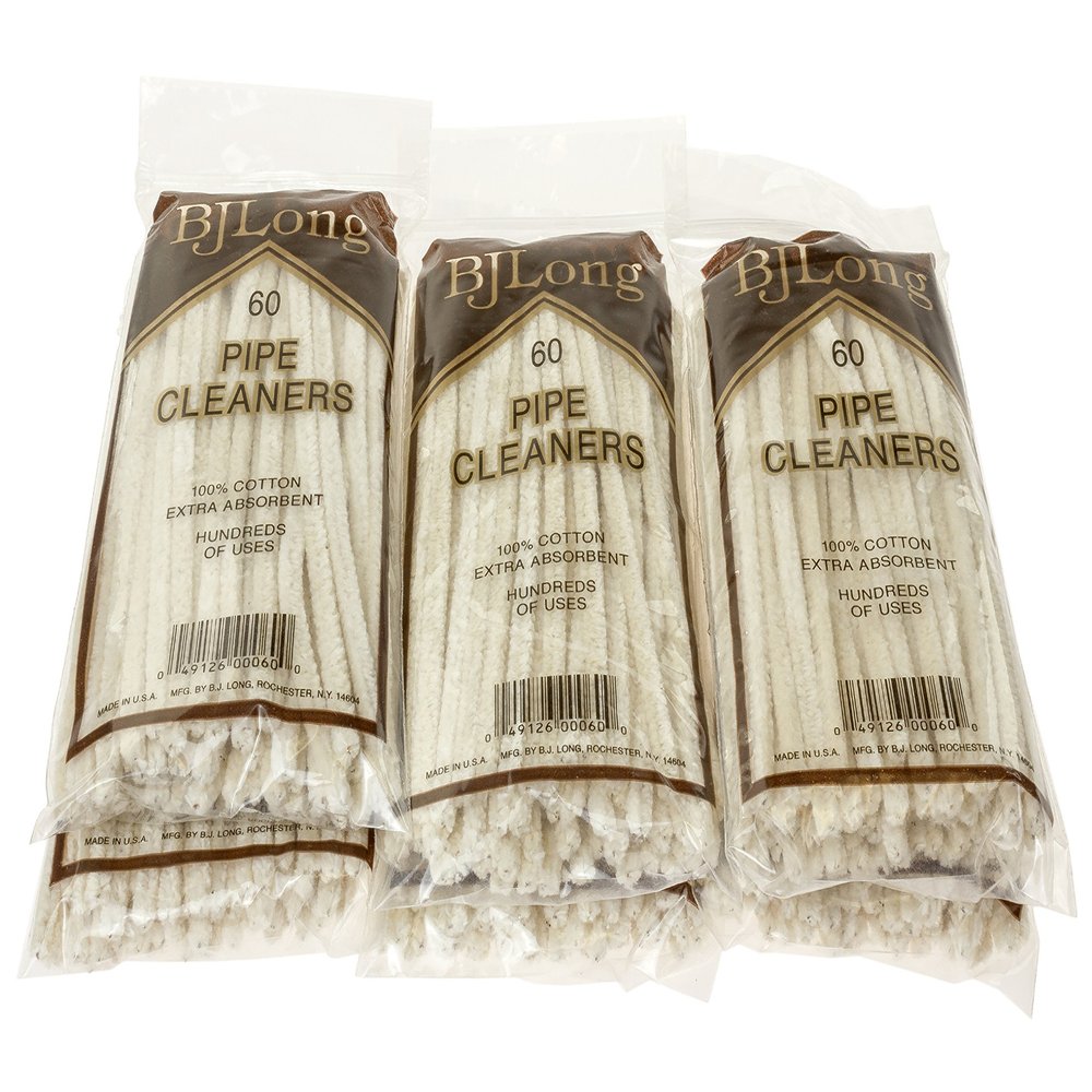 BJ Long Pipe Cleaners 60 Count - 6 Pack TP-1425