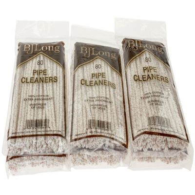 BJ Long Pipe Cleaners 80 Count - 6 Pack TP-1427