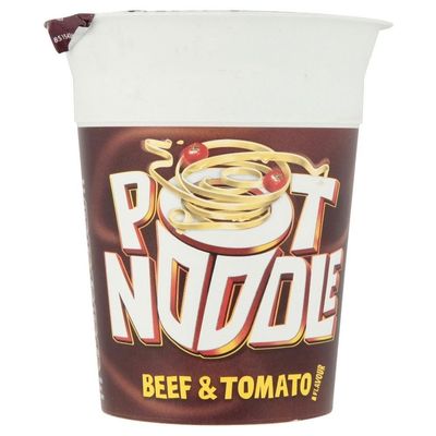 Pot Noodle Beef & Tomato Flavour (90g) - Pack of 6