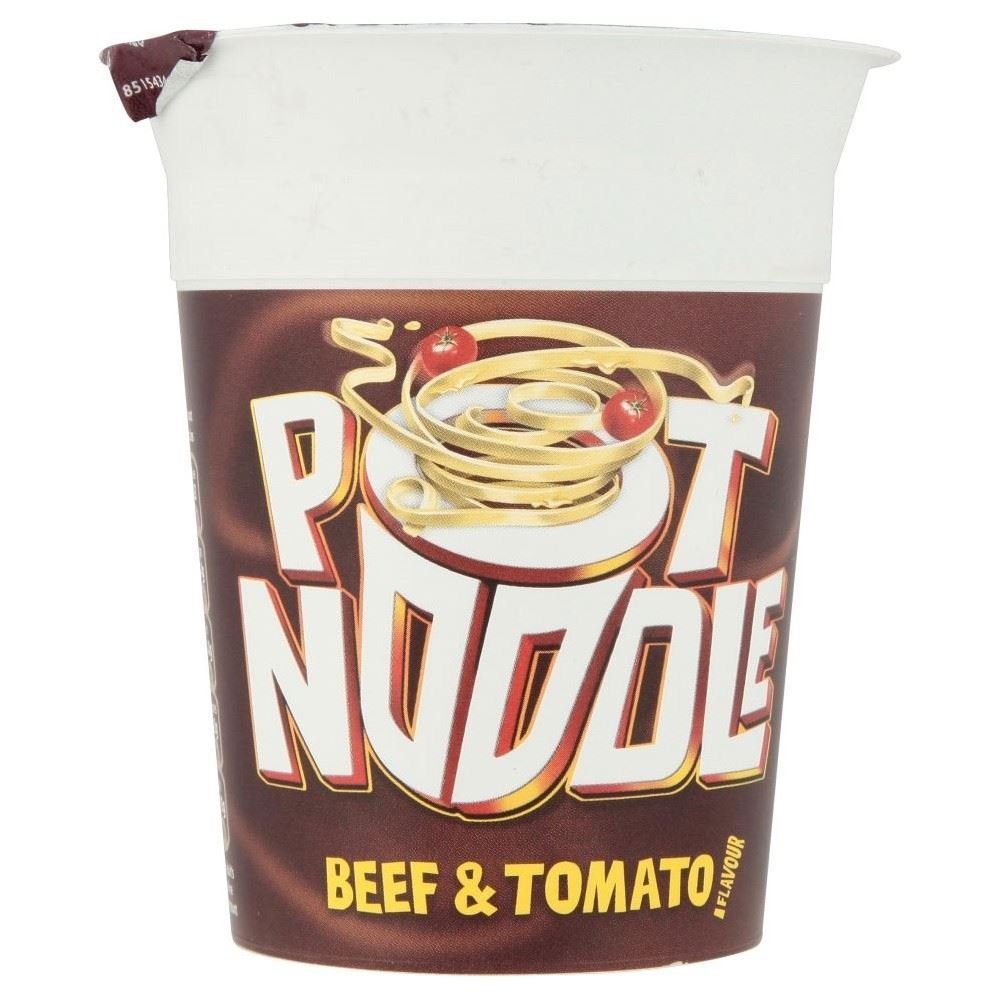 Pot Noodle Beef & Tomato Flavour (90g) - Pack of 6