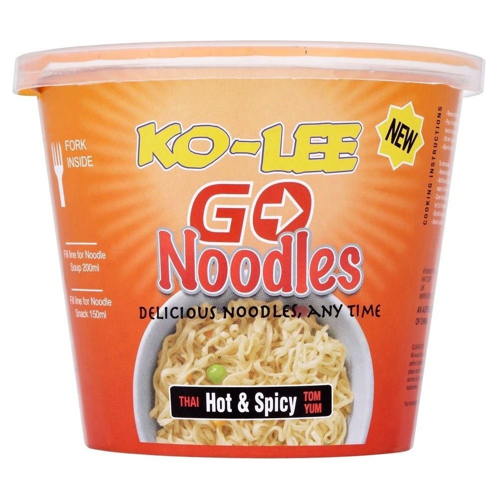 Ko-Lee Go Noodles Thai Hot & Spicy Flavour (65g) - Pack of 6