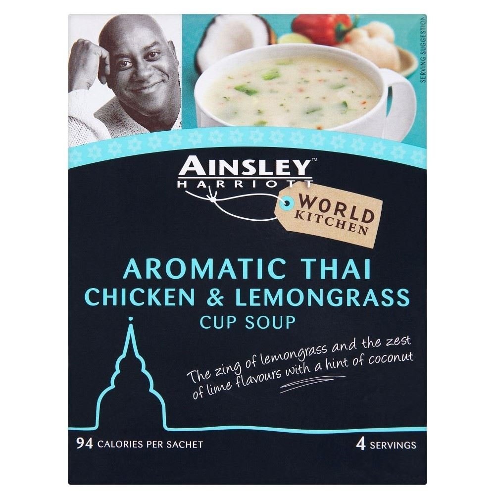 Ainsley Harriott World Kitchen Aromatic Thai Chicken & Lemongrass (4 per pack - 92g) - Pack of 6