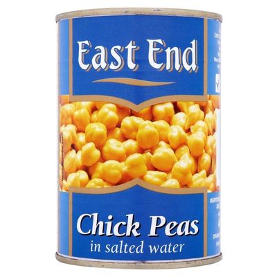 East End Chick Peas in Brine (400g) - Pack of 6