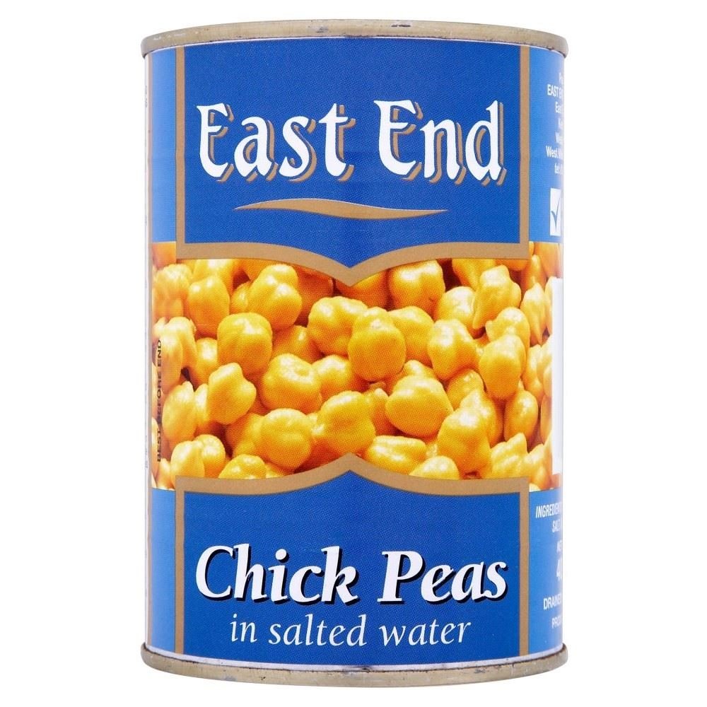 East End Chick Peas in Brine (400g) - Pack of 6