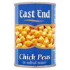 East End Chick Peas in Brine (400g) - Pack of 6 view 1