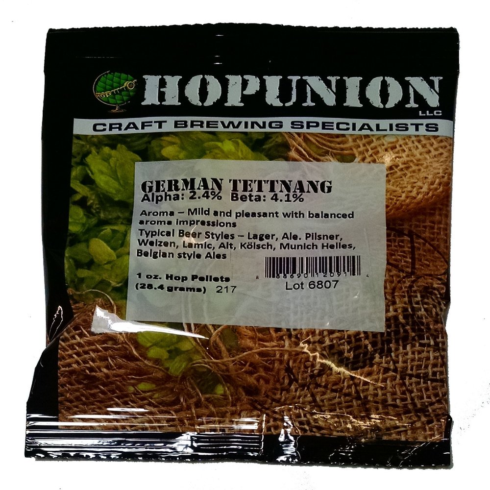 Hopunion Imported Hop Pellets for Home Brew Beer Making (German - Tettnang)