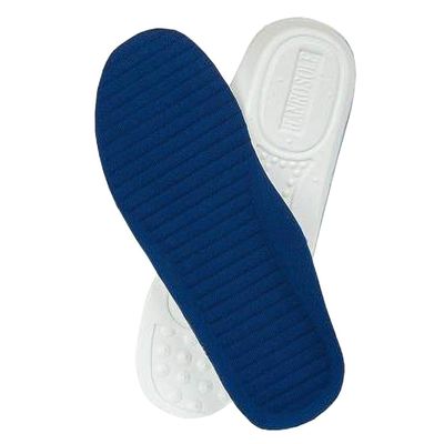 Grafters Unisex Anti-Shock Insoles (6 Pairs) (11 US) (White/Blue)
