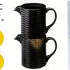Fukui Craft 3-588-9 Large (25.4 fl oz (750 cc), Resin Japanese Yasuragi Soup, Black Yuzu Tenmei, TA view 3