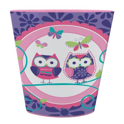 Creative Converting Owl Pal Birthday 16 Oz Plastic Keepsake Cup Party Supplies, Multicolor