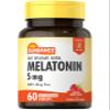 Sundance Melatonin 5mg Fast Dissolve Tablets | 60 Count | Natural Berry Flavor | Vegetarian, Non-GMO, and Gluten Free Supplement view 1