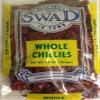 Swad Whole Red Dried Chillies 3.5oz., 100 Grams/ Indian Groceries by Swad [Foods] by Swad view 1