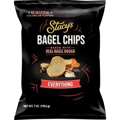 Stacys Bagel Chips, Everything, No Artificial Colors or Flavors, 7 oz Bag
