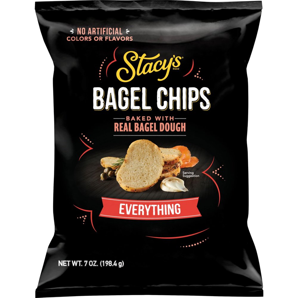 Stacys Bagel Chips, Everything, No Artificial Colors or Flavors, 7 oz Bag
