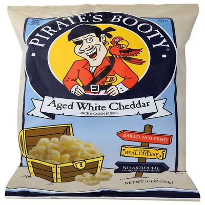 Pirates Booty Aged White Cheddar, 10 Ounce -- 6 per case. by Pirate Brands