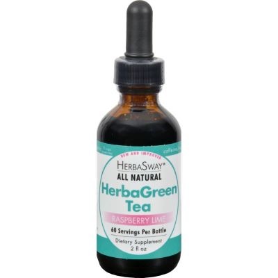 Herbasway Laboratories HerbaGreen Tea Raspberry Lime - 2 fl oz
