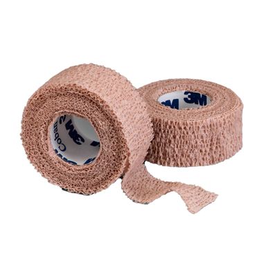 3M Coban Elastic Self-Adherent Cohesive Bandage Beige NonSterile 1" x 5 Yd 30 Ct