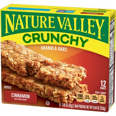 Nature Valley Cinnamon Granola Bars, 6 ct