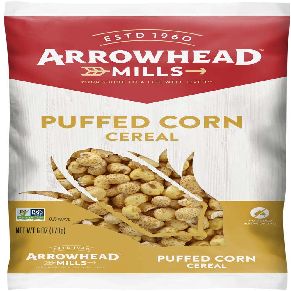 Arrowhead Mills Puffed Corn Cereal, 6 oz
