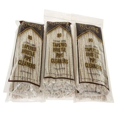 BJ Long Extra Long Tapered Bristle Pipe Cleaners 80 Pack - 6 Pack TP-1429