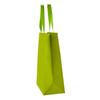 10" x 5" x 13" Lime Manhattan Matte - 100 Pack Satin Ribbon Handle Gift Tote Bags view 2