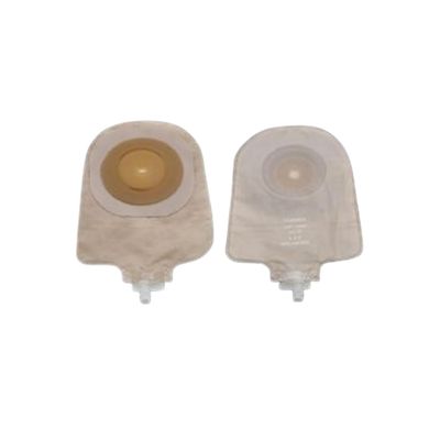 Hollister 8478 Premier 1-Piece 9 Urostomy Pouch & Convex Flextend Barrier, Cut-to-Fit 1-1/2 Opening, Transparent, Pack of 5