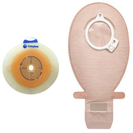 COLOPLAST Ostomy Pouch SenSura Two-Piece System 1-3/4" Stoma Opening Closed End (#10165, Sold Per Box)
