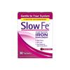 Slow Fe Iron Supplement Tablets for Iron Deficiency, 30 Count (Pack of 3) view 1