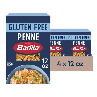 Barilla Gluten Free Pasta, Penne, 12 Ounce (Pack of 4)