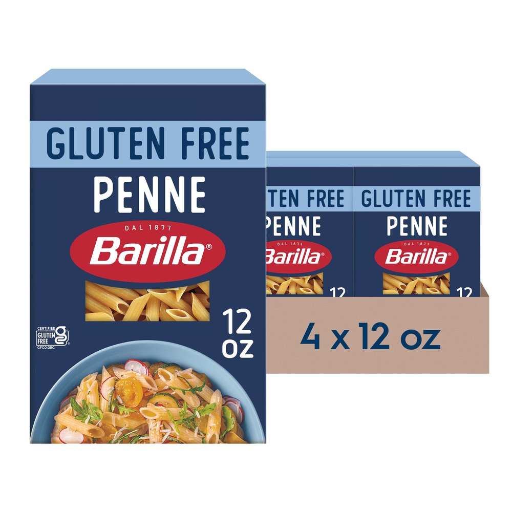 Barilla Gluten Free Pasta, Penne, 12 Ounce (Pack of 4)