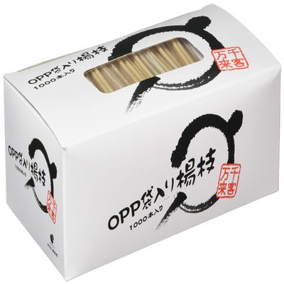 00096 Commercial Bagged Toothpicks, Boxed, Approx. 1,000 Pieces