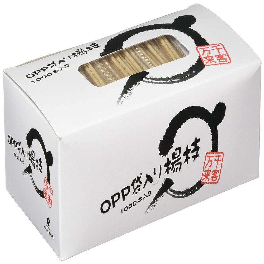 00096 Commercial Bagged Toothpicks, Boxed, Approx. 1,000 Pieces